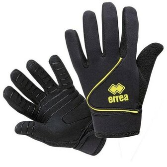 Errea Handschoen Steel - Zwart/Lemon